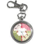 Shabby Chic Roses Key Chain Watch