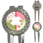 Shabby Chic Roses 3-in-1 Golf Divot