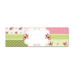 Shabby Chic Roses Sticker Bumper (10 pack)