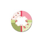 Shabby Chic Roses Golf Ball Marker