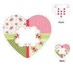 Shabby Chic Roses Playing Cards (Heart)