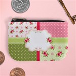 Shabby Chic Roses Mini Coin Purse