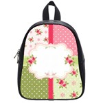 Shabby Chic Roses School Bag (Small)