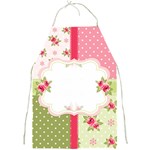 Shabby Chic Roses Full Print Apron