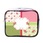 Shabby Chic Roses Mini Toiletries Bag (One Side)