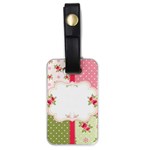 Shabby Chic Roses Luggage Tag (one side)