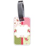 Shabby Chic Roses Luggage Tag (two sides)