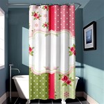 Shabby Chic Roses Shower Curtain 36  x 72  (Stall)