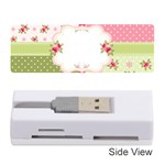 Shabby Chic Roses Memory Card Reader (Stick)