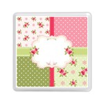 Shabby Chic Roses Memory Card Reader (Square)