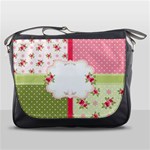 Shabby Chic Roses Messenger Bag