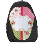 Shabby Chic Roses Backpack Bag