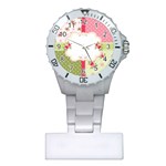 Shabby Chic Roses Plastic Nurses Watch