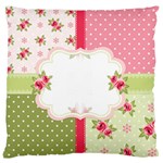 Shabby Chic Roses Standard Flano Cushion Case (One Side)