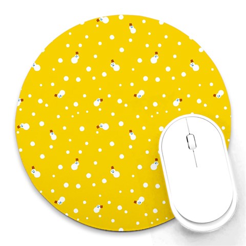 xmas0020 Round Mousepad from ArtsNow.com Front