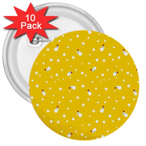 xmas0020 3  Button (10 pack) from ArtsNow.com Front