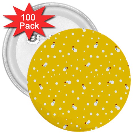 xmas0020 3  Button (100 pack) from ArtsNow.com Front