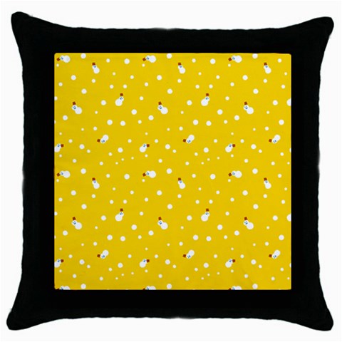 xmas0020 Throw Pillow Case (Black) from ArtsNow.com Front