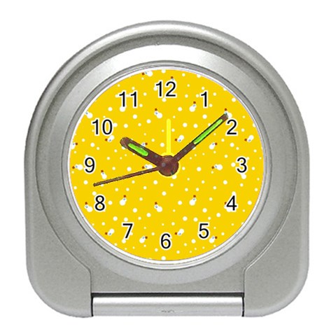 xmas0020 Travel Alarm Clock from ArtsNow.com Front