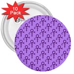 Prince love Symbol 3  Button (10 pack)