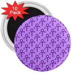 Prince love Symbol 3  Magnet (10 pack)