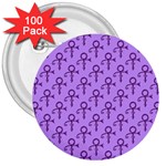 Prince love Symbol 3  Button (100 pack)