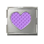 Prince love Symbol Mega Link Heart Italian Charm (18mm)