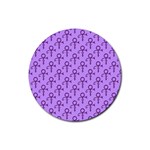 Prince love Symbol Rubber Round Coaster (4 pack)