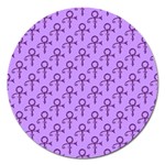 Prince love Symbol Magnet 5  (Round)