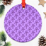 Prince love Symbol Round Ornament (Two Sides)