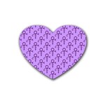 Prince love Symbol Rubber Coaster (Heart)