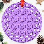 Prince love Symbol Ornament (Round Filigree)