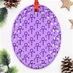 Prince love Symbol Ornament (Oval Filigree)