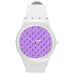 Prince love Symbol Round Plastic Sport Watch (M)