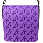 Prince love Symbol Flap Closure Messenger Bag (S)