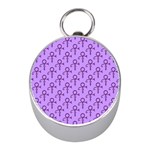 Prince love Symbol Silver Compass (Mini)