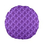 Prince love Symbol Standard 15  Premium Flano Round Cushion 