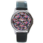 d20 Dice Round Metal Watch