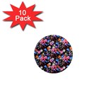 d20 Dice 1  Mini Magnet (10 pack) 