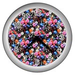 d20 Dice Wall Clock (Silver)