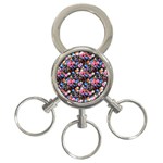 d20 Dice 3-Ring Key Chain