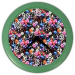 d20 Dice Color Wall Clock