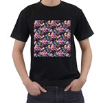 d20 Dice Men s T-Shirt (Black)