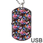 d20 Dice Dog Tag USB Flash (One Side)