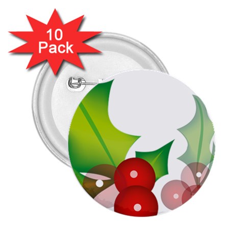 sxmas10 2.25  Button (10 pack) from ArtsNow.com Front