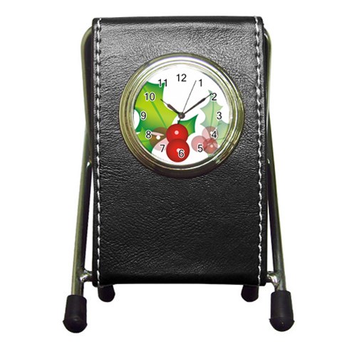 sxmas10 Pen Holder Desk Clock from ArtsNow.com Front