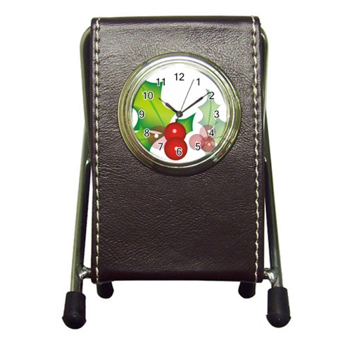 sxmas10 Pen Holder Desk Clock from ArtsNow.com Front