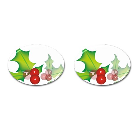 sxmas10 Cufflinks (Oval) from ArtsNow.com Front(Pair)