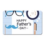 hipster happy Fathers Day  Magnet (Rectangular)