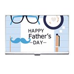 hipster happy Fathers Day  Business Card Holder